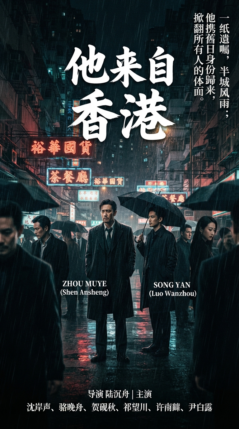 《他来自香港》海报